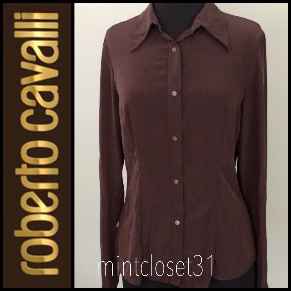 Roberto Cavalli Italy Blouse - Picture 8 of 10